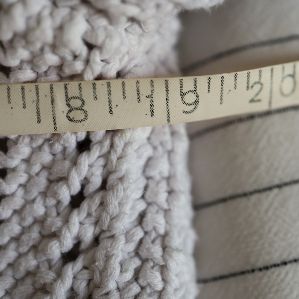 Cleo Cream Crochet Knit Button-Front Cardigan - Picture 4 of 5